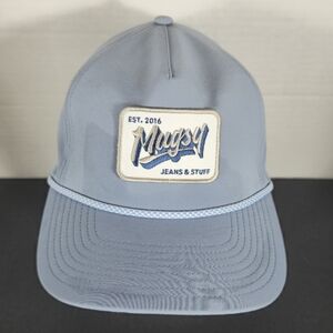 Mugsy Jeans Snapback Blue Baseball Cap Hat